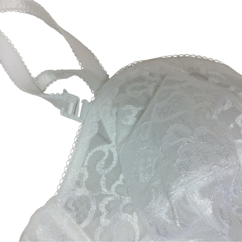 GODDESS Lace Longline Underwire Bustier in White Size 48D—Worn Once for Wedding - Picture 8 of 9